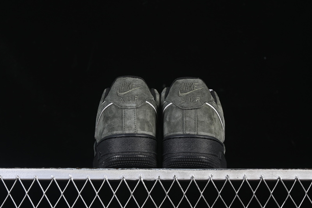 Nike [ZH0316-132]-[AIR FORCE 1 07 LOW CASUAL SHOES DARK GRAY/BLACK]-[WOMAN:36-39]-[MAN:40-45] - Image 13