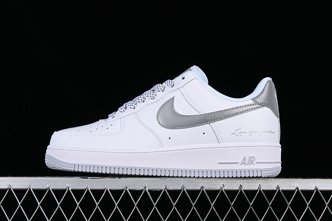 Nike Nike NOCTA AIR FORCE 1 07 LOW CERTIFIED LOVER BOY WHITE/SILVER · LO1718-051, photo 1