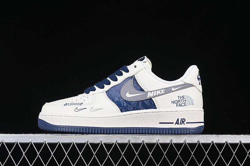 Nike Nike AIR FORCE 1 07 LOW OFF WHITE/GREY/BLUE · DM6688-001, photo 1