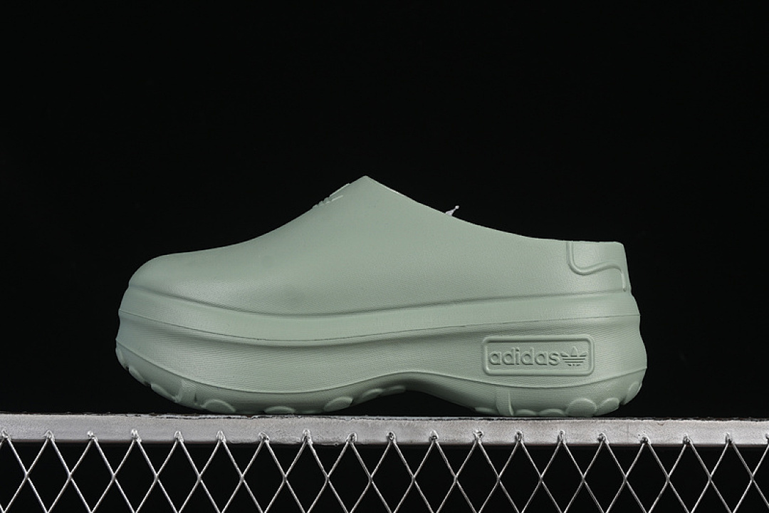 Adidas [IE7053]-[ADIFOM STAN SMITH PLATFORM MULE SILVER GREEN/SILVER GREEN/CORE BLACK]-[UNISEX:36-45] - Image 2