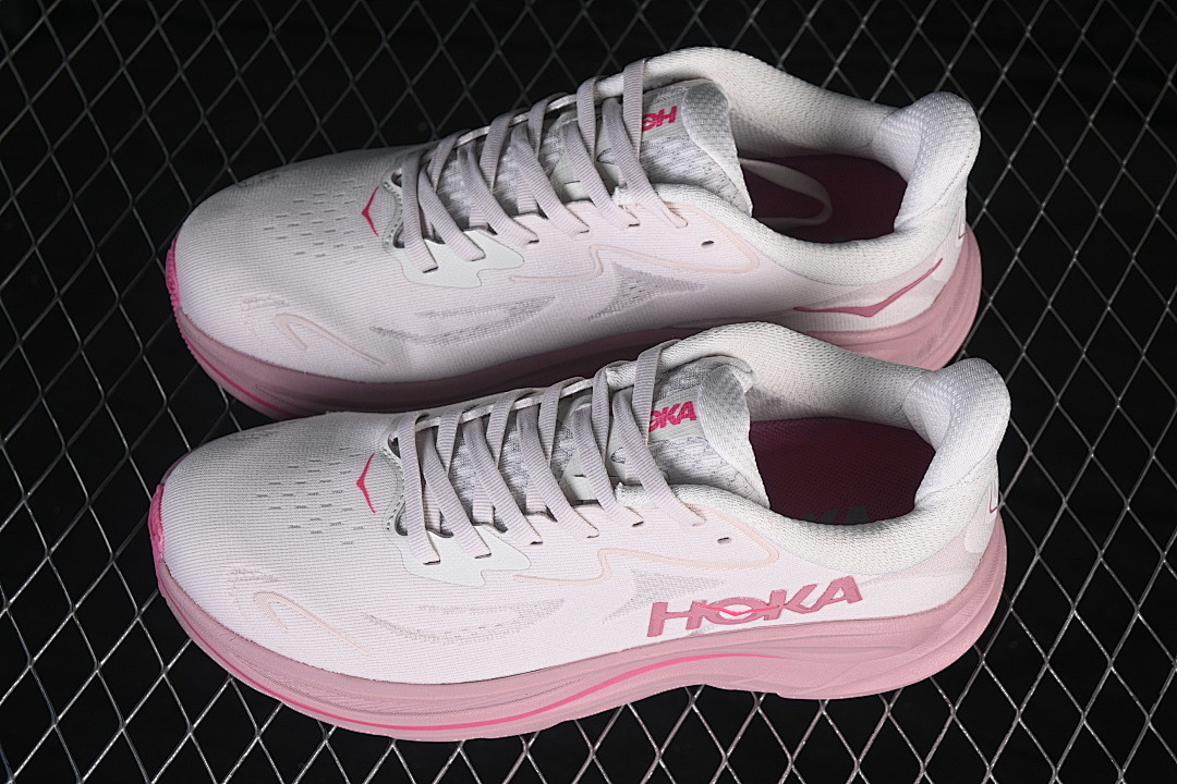 On Running [1162031 RMD]-[CLIFTON 10 KNITTED MESH RUNNING SHOES PINK/PURPLE]-[WOMAN:36-39]-[MAN:40-41] - Image 10