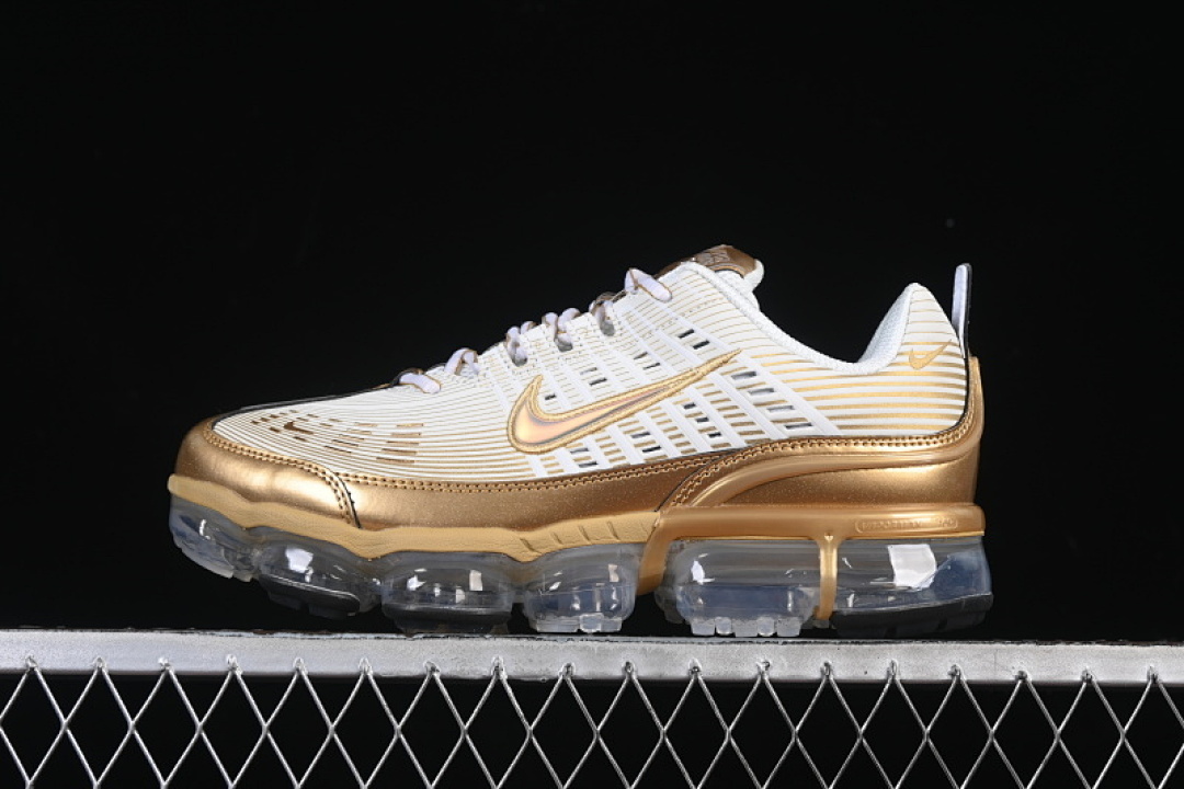 Unbranded [CK9670-101]-[AIR VAPORMAX 360 BREATHABLE SHOES GOLDEN/WHITE]-[WOMAN:35.5-39]-[MAN:40-46.5], photo 1