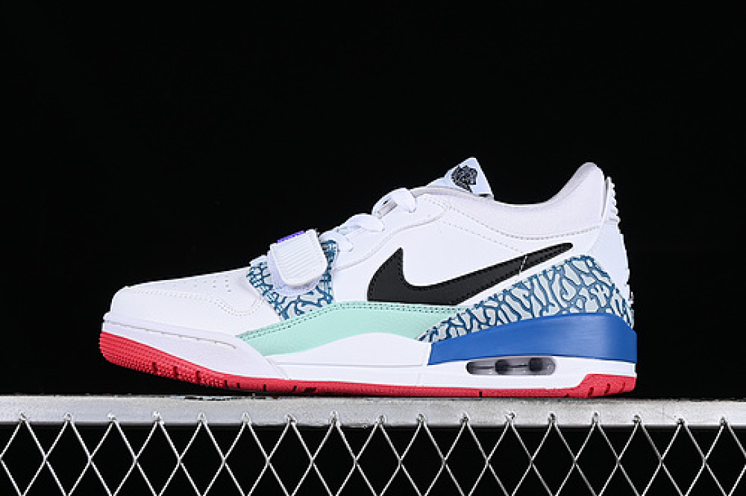Jordan [DV9127-101]-[AIR JORDAN LEGACY AJ312 WHITE/BLACK/GREY/GREEN/BLUE]-[WOMAN:36-39]-[MAN:40-46], photo 1