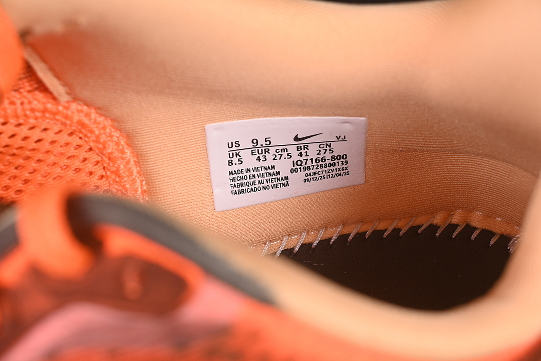 Nike [IQ7166-800]-[AIR ZOOM VOMERO PREMIUM AIR CUSHION SHOES ORANGE/BLACK]-[WOMAN:36-39]-[MAN:40-46] - Image 5
