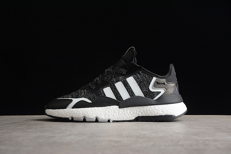 NITE JOGGER BOOST SHOES CORE BLACK/CORE BLACK/CLOUD WHITE · FW6716, photo 1