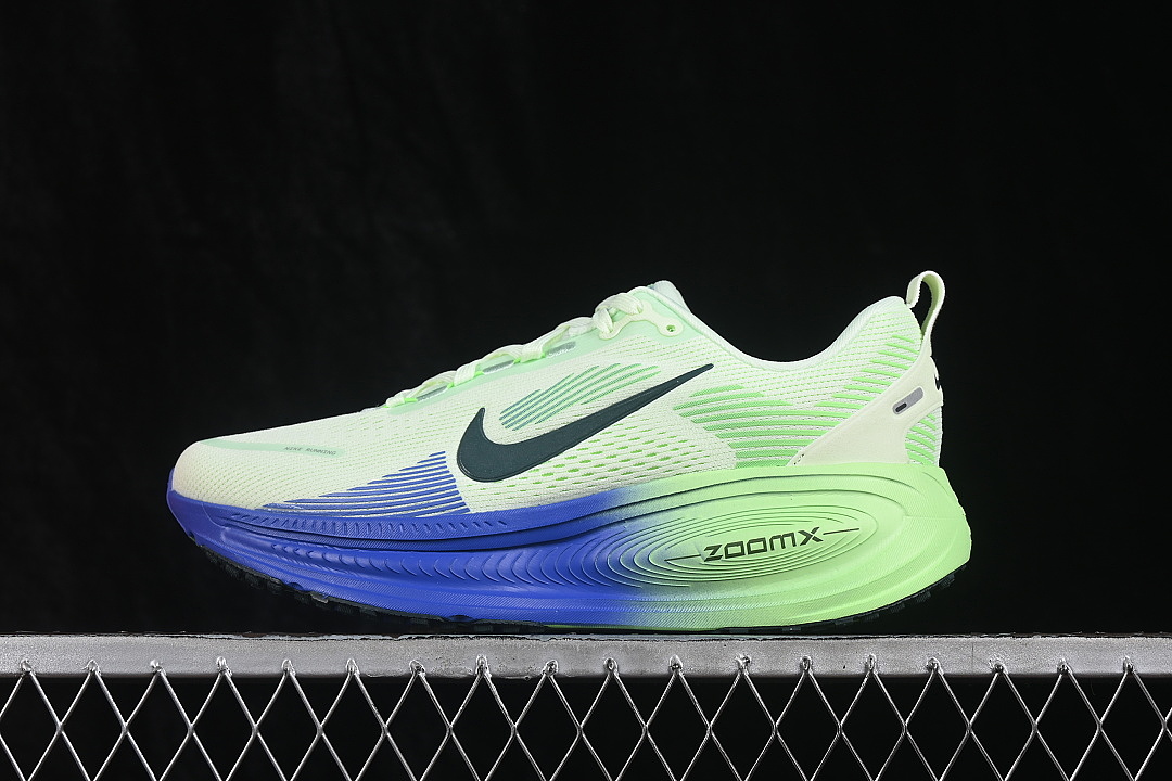 Nike [HM6803-111]-[Air ZOOM VOMERO 18 RUNNING SHOES GREEN/NAVY BLUE]-[WOMAN:36-39]-[MAN:40-46], photo 1