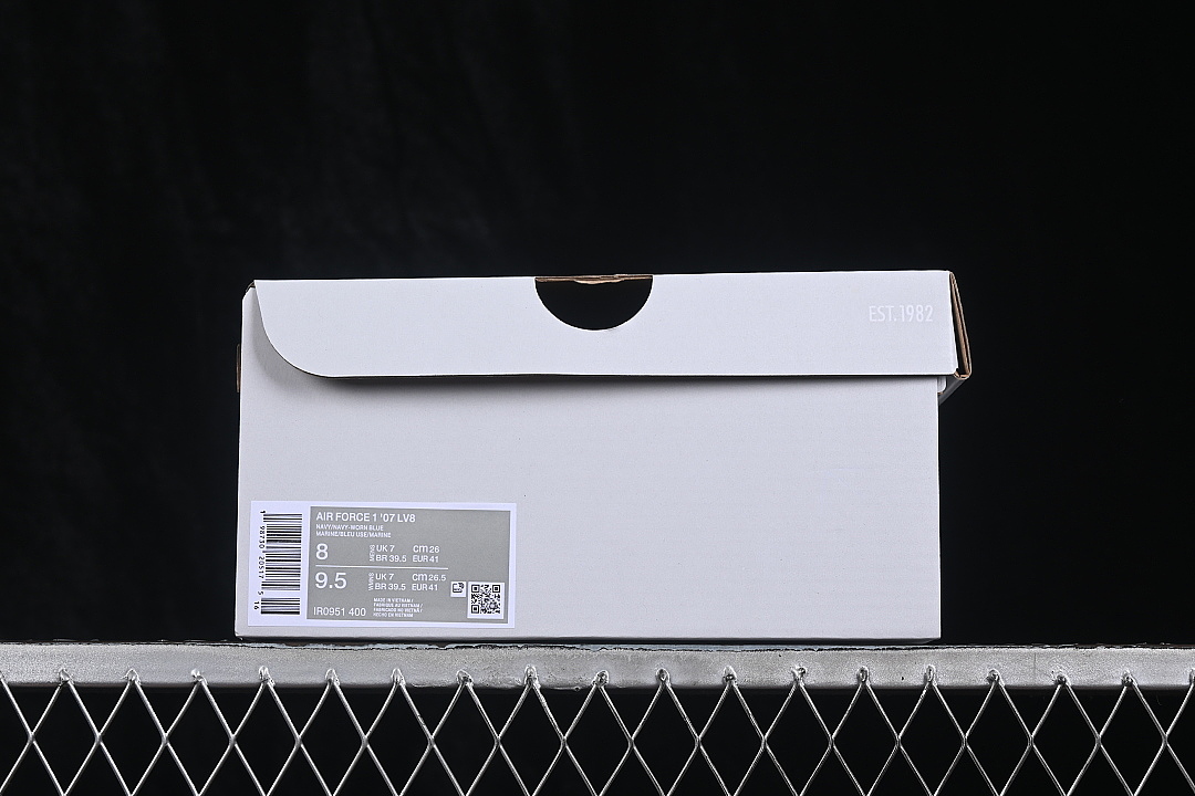 Nike [IR0951-400]-[AIR FORCE 1 07 LOW CASUAL SNEAKERS NAVY BLUE/WHITE]-[WOMAN:36-39]-[MAN:40-45] - Image 11