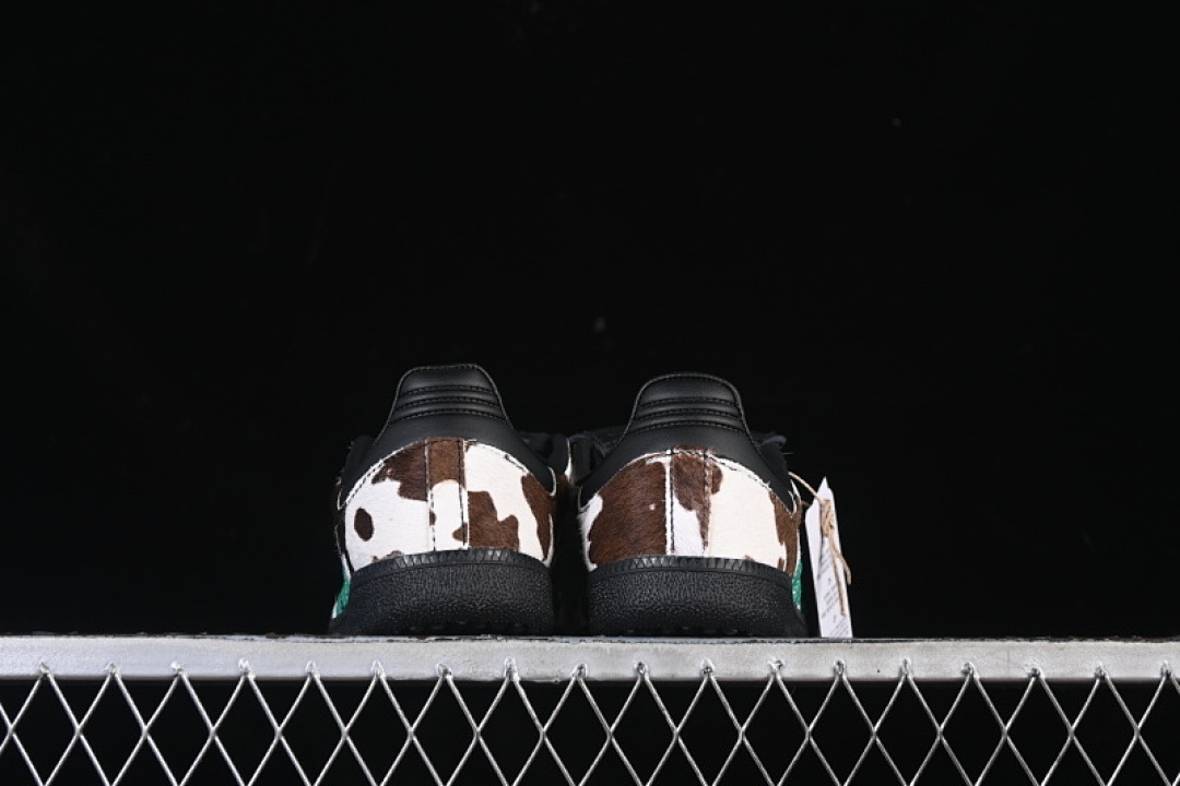 Adidas [JS3930]-[SAMBA LT COW PRINT BLACK/WHITE/COLLEGIATE GREEN]-[WOMAN:35.5-39]-[MAN:40-45] - Image 14