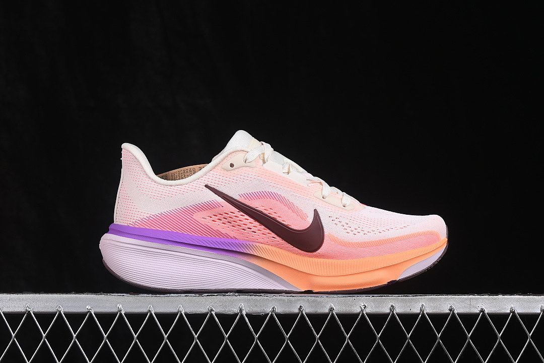 Nike [IB1881-113]-[AIR ZOOM PEGASUS 42 CHALK/ORANGE PULSE/VIOLET/TATTOO]-[WOMAN:36-39]-[MAN:40-42] - Image 16