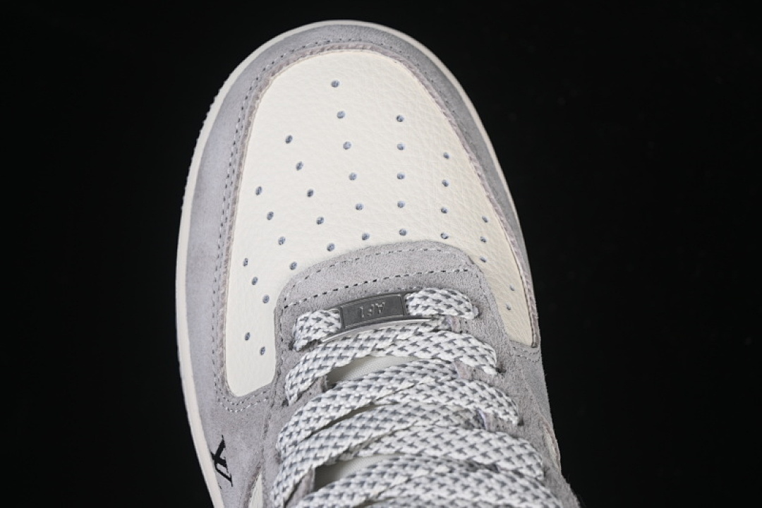 Nike [MZ9588-810]-[AIR FORCE 1 07 LOW LV WHITE/GREY/BLACK]-[WOMAN:36-39]-[MAN:40-45] - Image 10