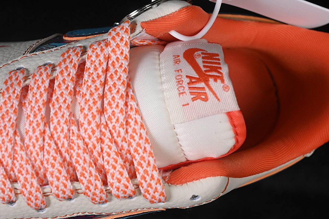 Nike [XL1979-125]-[AIR FORCE 1 07 LOW CASUAL SNEAKERS RED/WHITE/BLUE]-[WOMAN:36-39]-[MAN:40-45] - Image 8