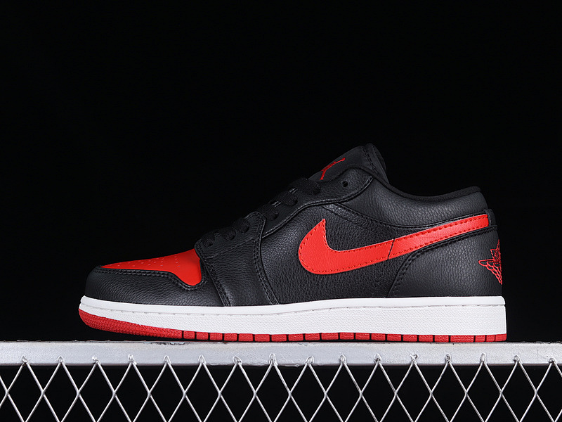 Jordan AIR Jordan 1 LOW BLACK/GYM RED-SAIL · DC0774-061, photo 1