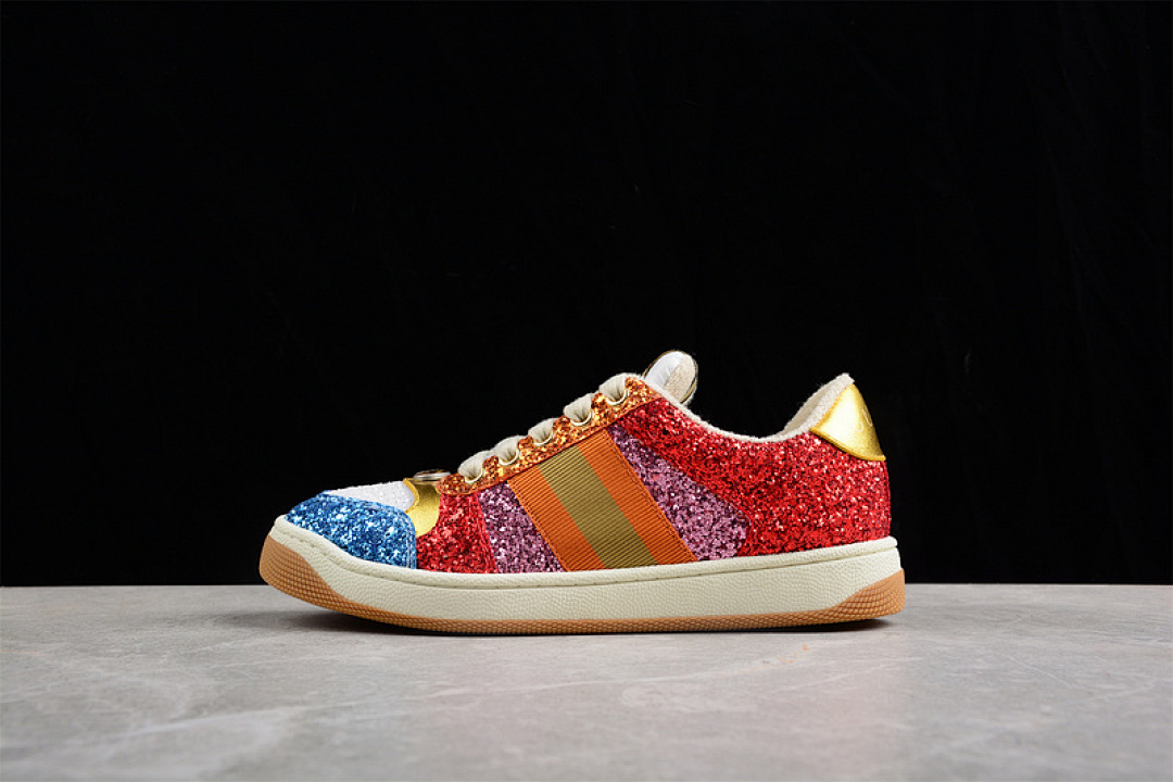 Gucci Gucci [ ACE EMBROIDERED LOW-TOP MULTI-COLOR/WHITE]-[WOMAN:35-40], photo 1