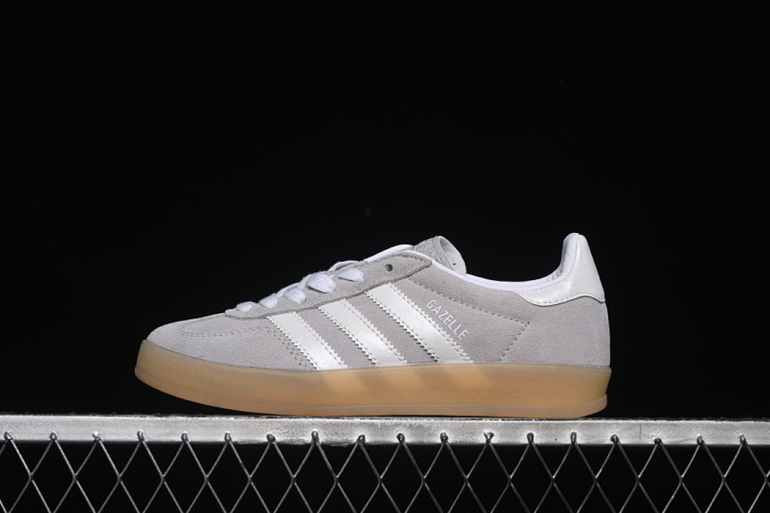 Unbranded [JQ7008]-[ORIGINALS GAZELLE INDOOR WHITE/GREY]-[WOMAN:35-39]-[MAN:40-45], photo 1