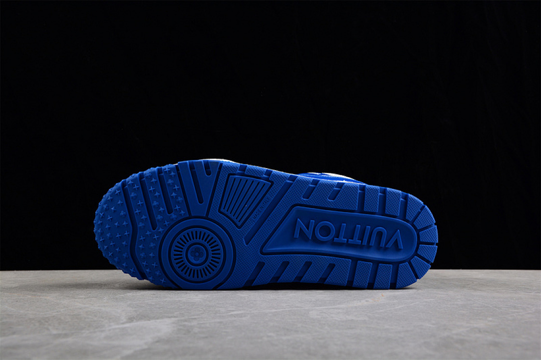 Louis Vuitton [L*V TRAINER SNEAKERS DARK BLUE/WHITE/DARK BLUE]-[WOMAN:35-40]-[MAN:39-45] - Image 15
