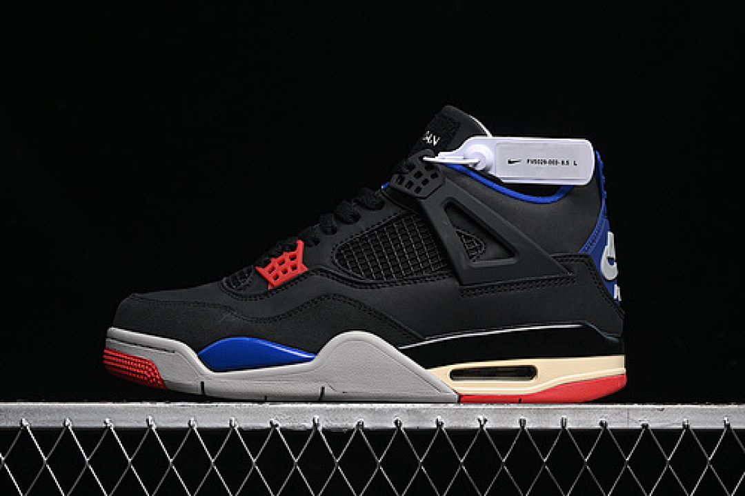 Jordan [FV5029-003]-[AIR JORDAN 4 RETRO LASE BLACK/FIRE RED/DEEP ROYAL BLUE/DARK SMOKE GREY/TECH (GREY]), photo 1