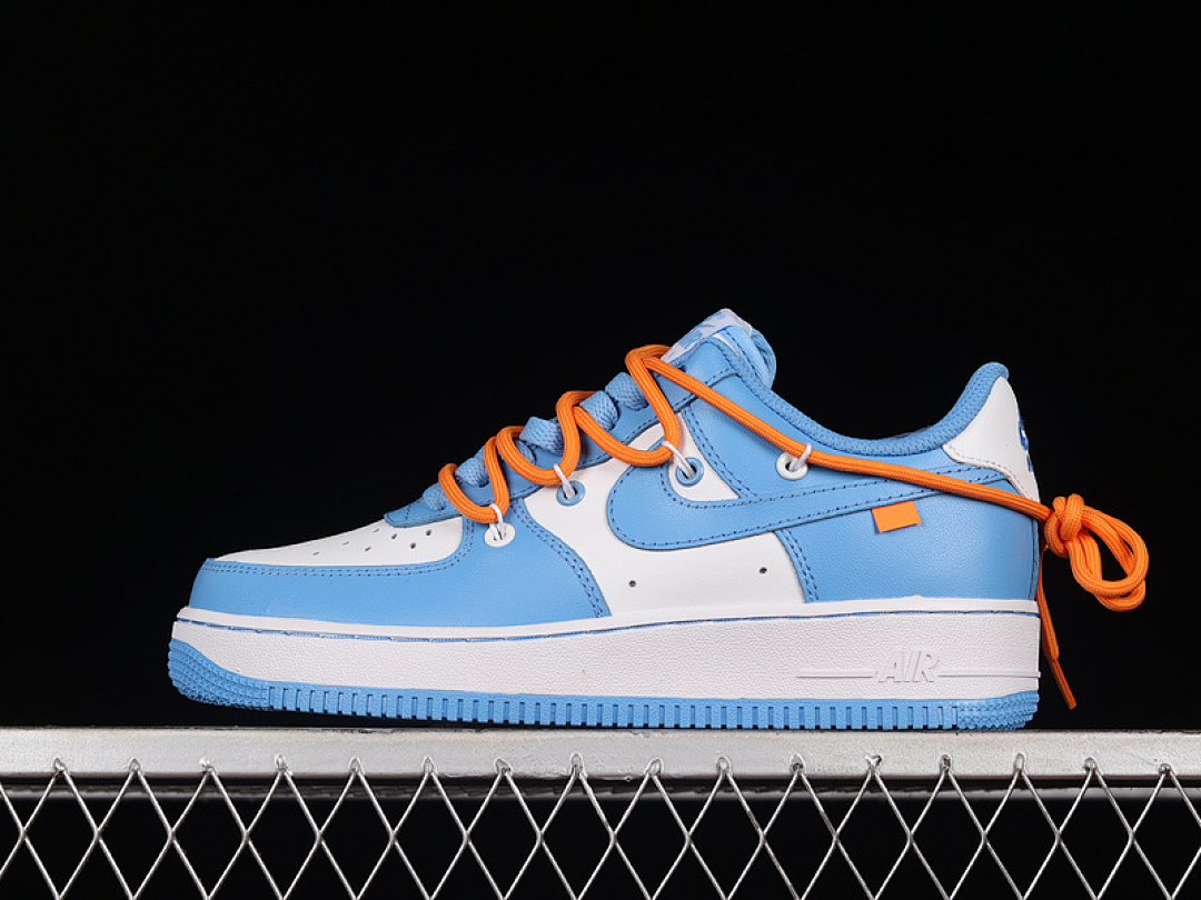 Nike [CV1724-101]-[AIR FORCE 1 LOW 07 WHITE/GAME ROYAL/ORANGE]-[WOMAN:36-39]-[MAN:40-45], photo 1