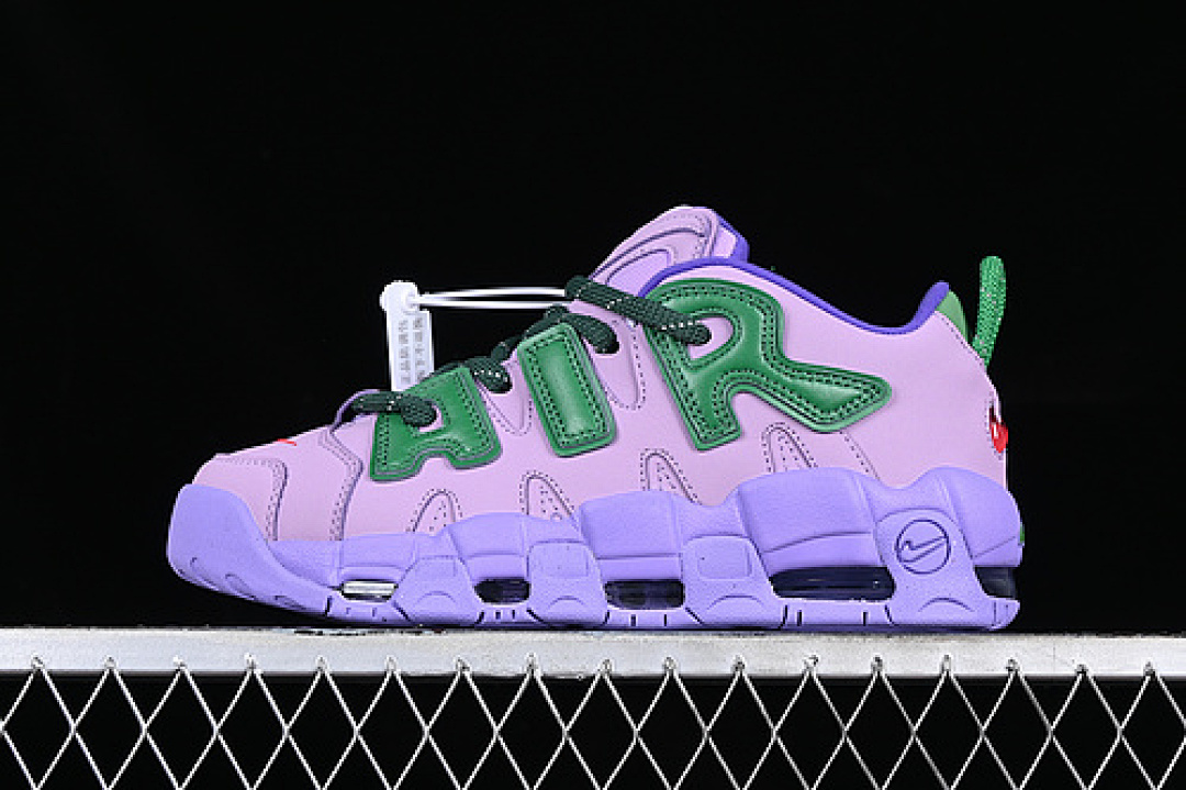 Purple [FB1299-500]-[AMBUSH AIR MORE UPTEMPO LOW PURPLE/GREEN/ORANGE]-[WOMAN:36-39]-[MAN:40-45], photo 1