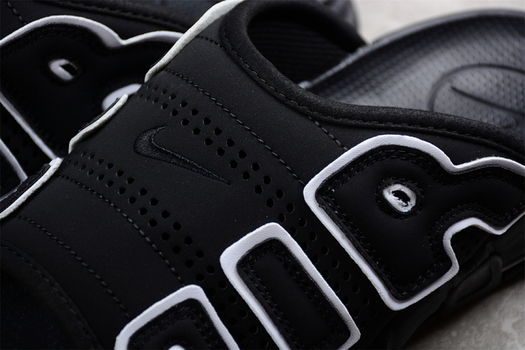 Nike [FB7818-100]-[AIR MORE UPTEMPO SLIDE WHITE/BLACK]-[WOMAN:36-39]-[MAN:40-45] - Image 6