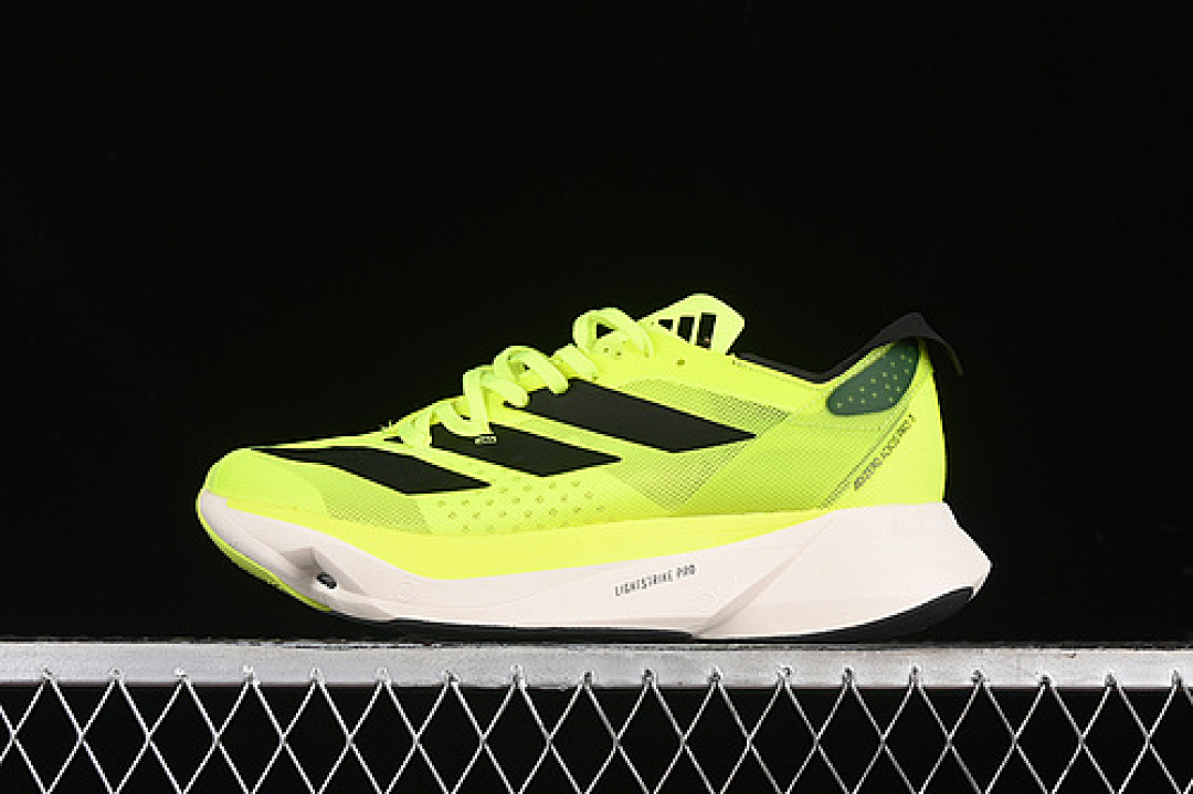 Unbranded [GW7257]-[ADIZERO ADIOS PRO 3 SOLAR YELLOW/CORE BLACK/NIGHT METALLIC]-[WOMAN:36-39]-[MAN:40-45], photo 1