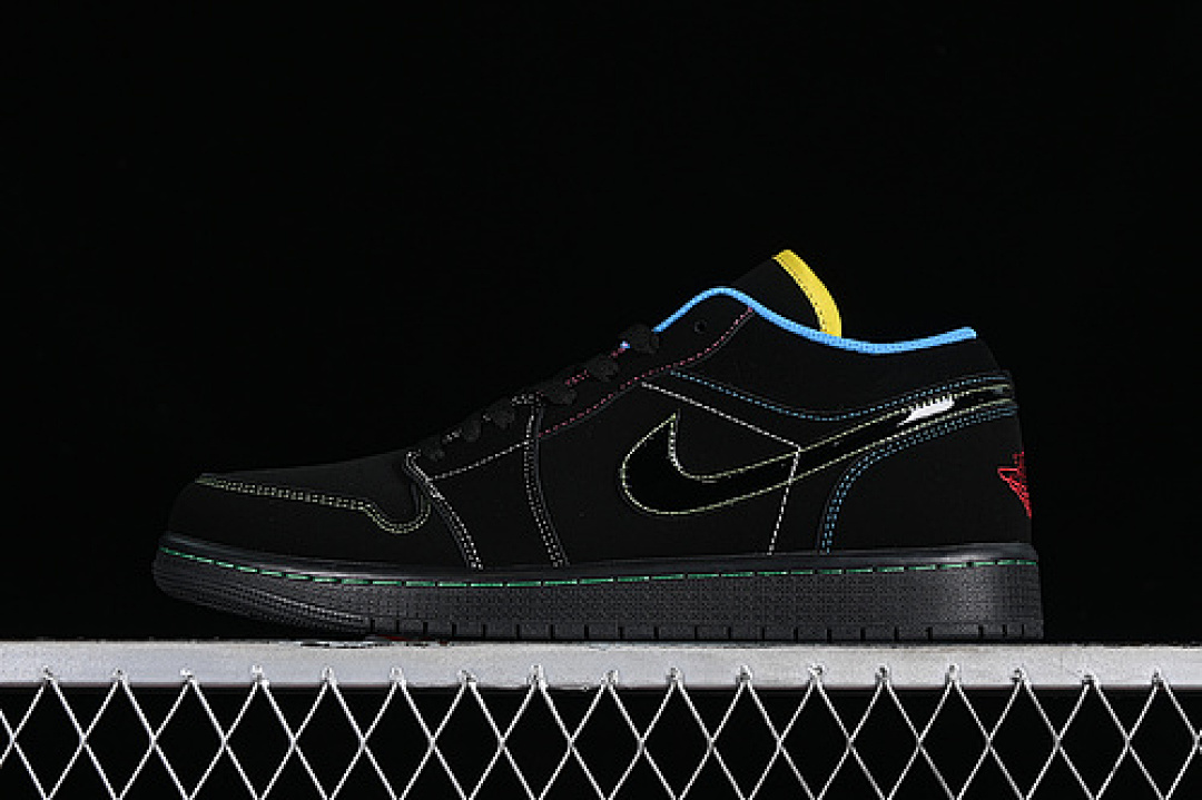 Jordan [338145-003]-[AIR JORDAN 1 PHAT LOW OLYMPIC BLACK/MULTICOLOR]-[MAN:39-46], photo 1