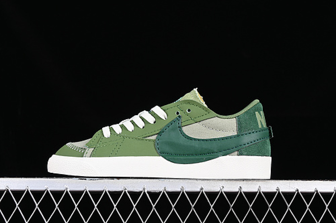 Unbranded [FJ5468-386]-[BLAZER LOW 77 VNTG WHITE/GREEN]-[WOMAN:36-39]-[MAN:40-45], photo 1