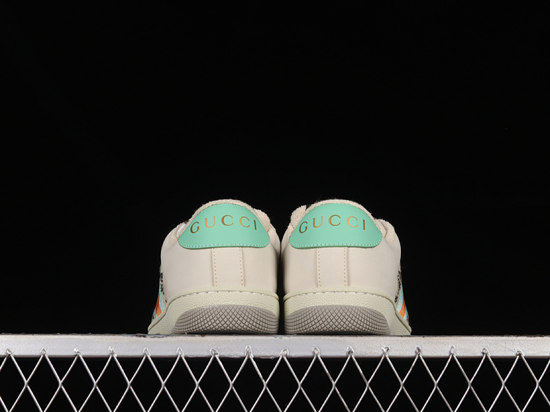 Gucci [9Y9209666]-[GU*CCI SCREENER SNEAKERS LIGHT GREY/GREEN/RED]-[WOMAN:35-40] - Image 14