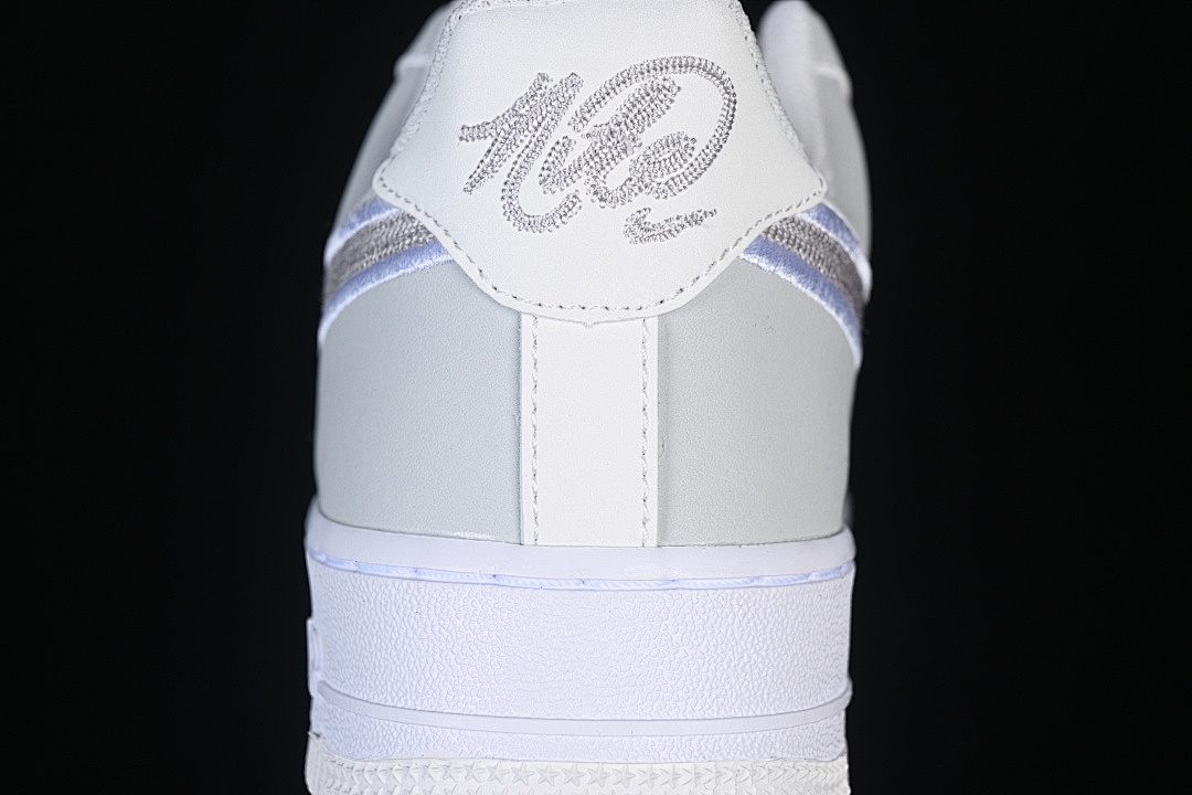 Nike [IB6842-100]-[AIR FORCE 1 07 LOW LOW-TOP CASUAL SNEAKERS WHITE/GREY]-[WOMAN:36-39]-[MAN:40-45] - Image 7