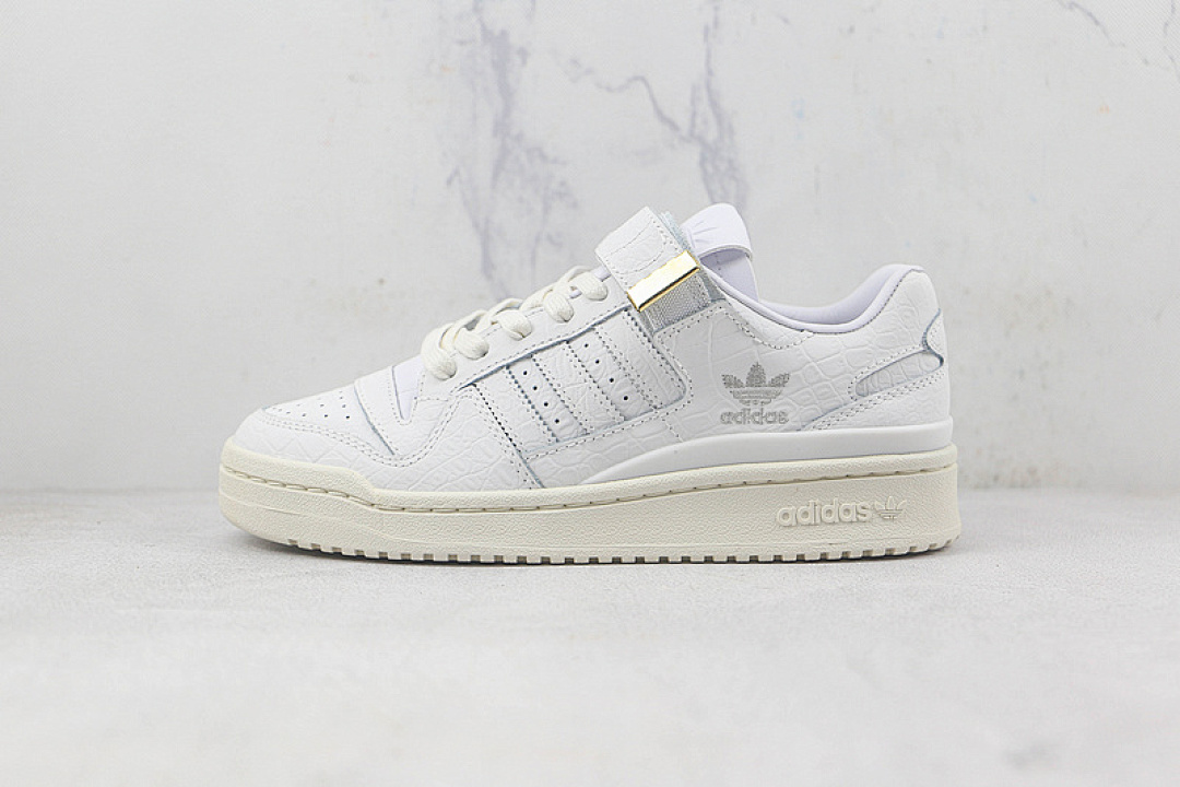 FORUM 84 LOW SHOES CLOUD WHITE/CLOUD WHITE/GREY · HP5551, photo 1