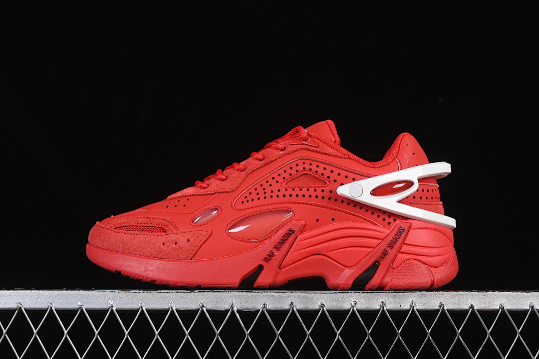Unbranded [RAF SIMONS CYLON-21 ROUND HEAD LACING CASUAL LIFE SHOES RED/WHITE]-[WOMAN:37-39]-[MAN:40-45], photo 1