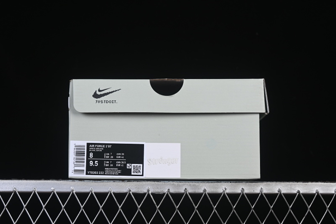 Nike [YT0303-222]-[AIR FORCE 1 07 LOW WHITE/GREY/PINK/BLUE]-[WOMAN:36-39]-[MAN:40-45] - Image 12
