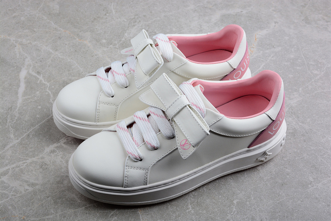 Louis Vuitton [L*V LOW SKATE SHOES WHITE/LIGHT PINK/WHITE]-[WOMAN:35-40] - Image 11