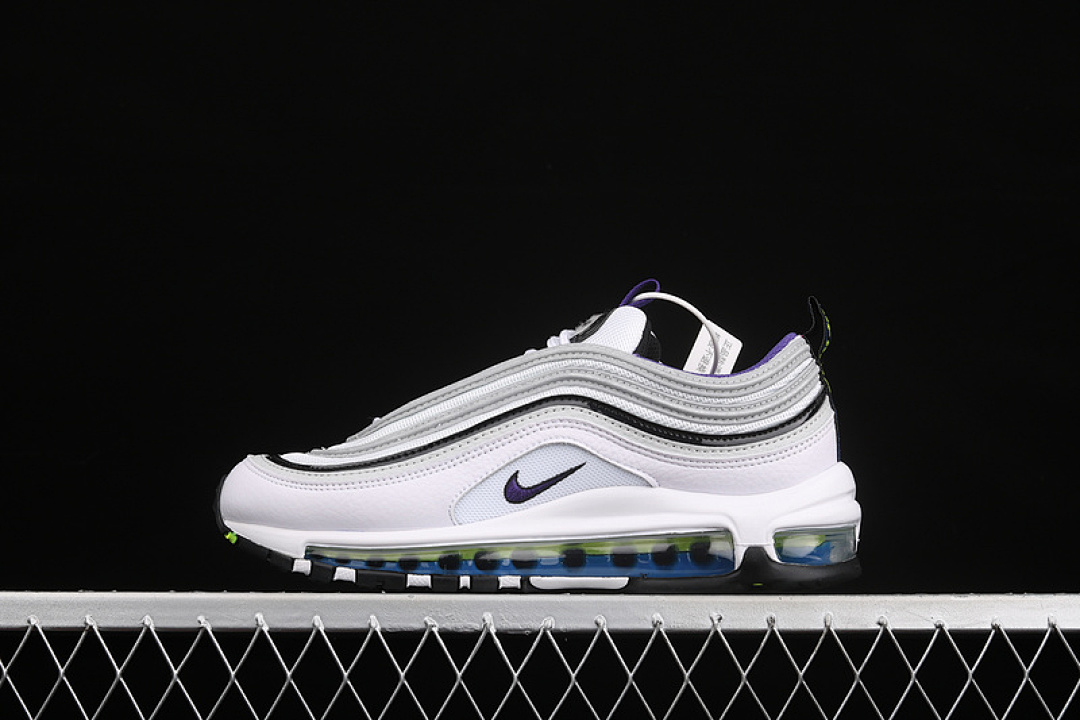 Purple [DD9598-100]-[AIR MAX 97 KAOMOJI WHITE/BLACK/SIGNAL BLUE/COURT PURPLE]-[UNSIEX:36-45], photo 1