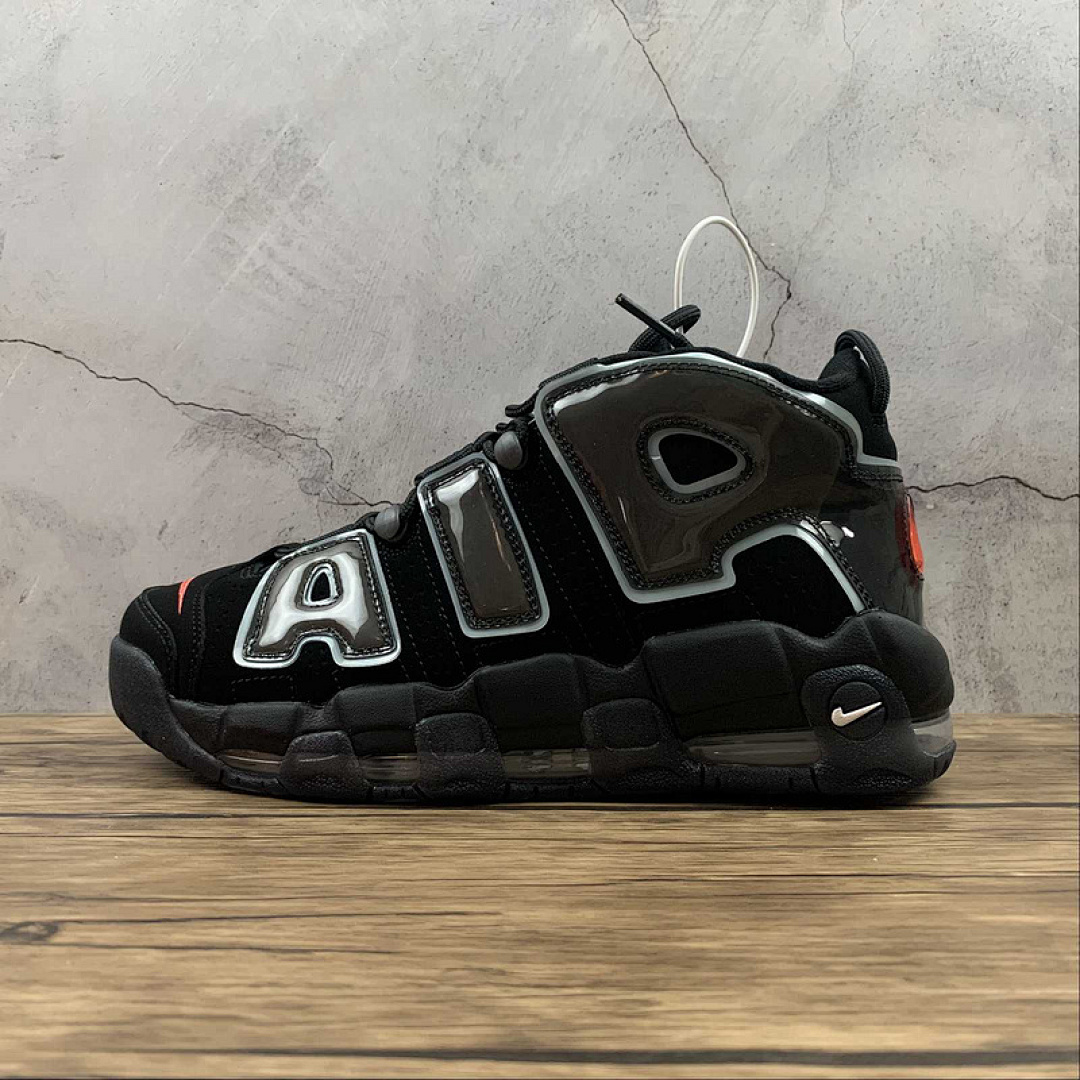 Nike Nike AIR MORE UPTEMPO 96 QS BLACK/CHILE RED/BLACK · DJ4633-010, photo 1