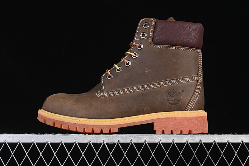 Timberland Timberland DISTRESSED CLASSIC CASUAL BOOTS ORANGE/COFFEE/WHEAT · TB010061713, photo 1