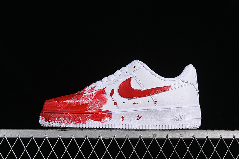 Nike Nike AIR FORCE 1 07 LOW WHITE/RED · 315122-211, photo 1