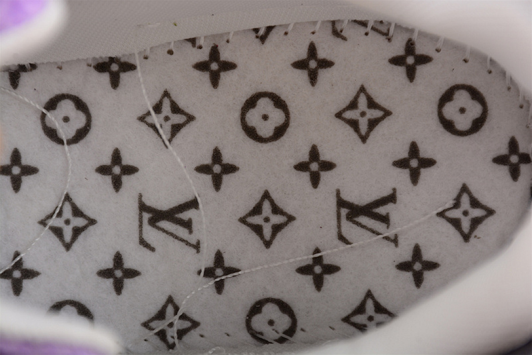 Louis Vuitton [L*V 2022 TRAINER SNEAKERS WHITE/DARK PURPLE/BLACK]-[MAN:38-45] - Image 14