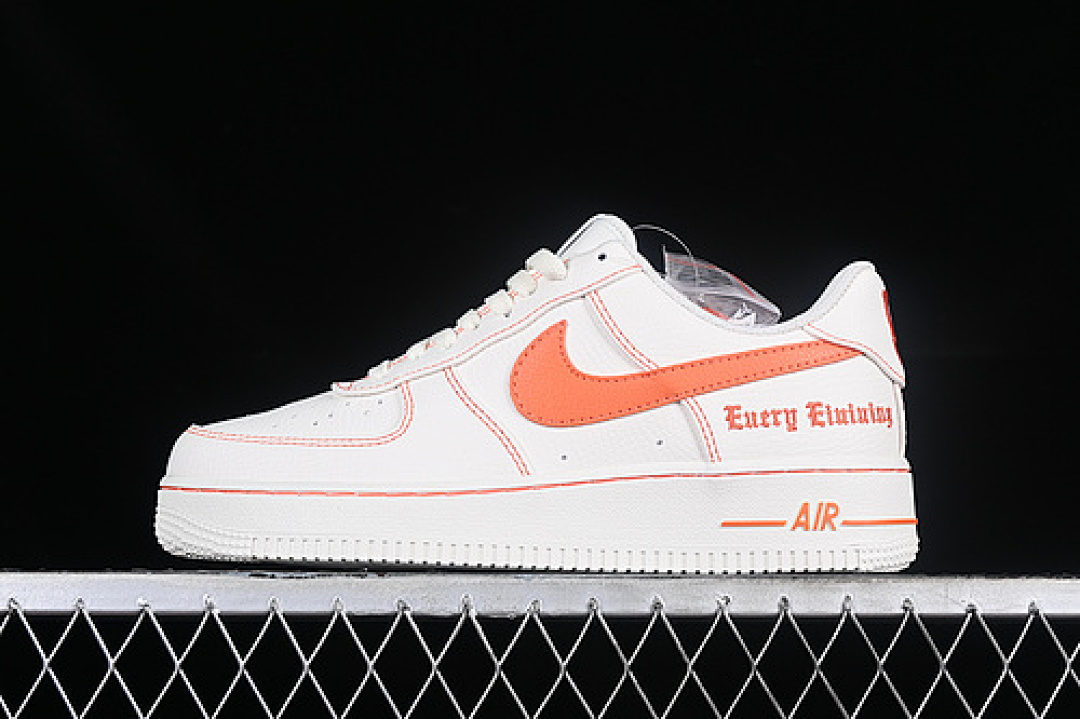 Nike [AA5360-007]-[VLONE AIR FORCE 1 07 LOW WHITE/ORANGE]-[WOMAN:36-39]-[MAN:40-45], photo 1