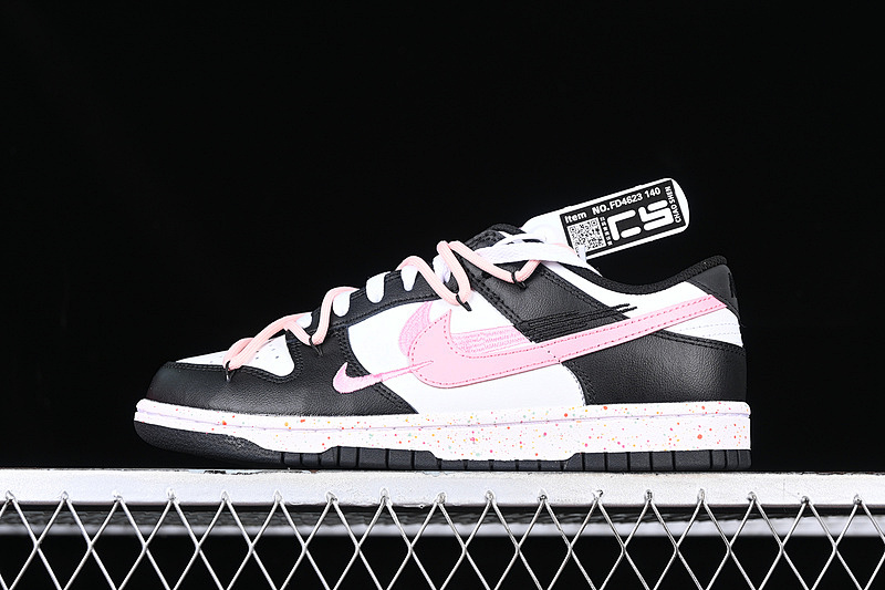 Nike DUNK LOW MULTI COLOR BLACK/WHITE/PINK · FD4623-140, photo 1