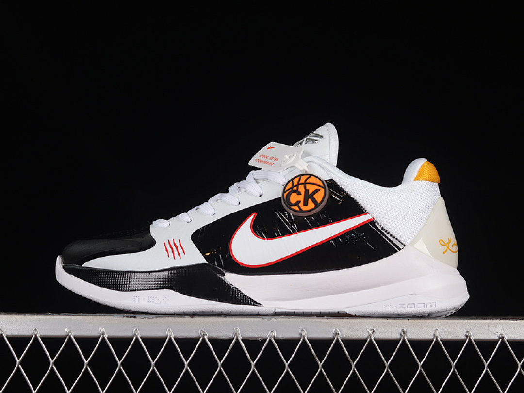 Nike [CD4991-101]-[ZOOM KOBE 5 PROTRO ALTERNATE BRUCE LEE WHITE/BLACK/COMET RED/WHITE]-[MAN:39-47.5], photo 1