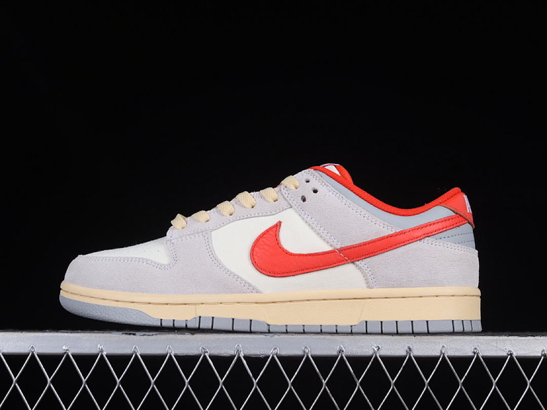 Unbranded [FJ5429-133]-[DUNK LOW ATHLETIC DEPARTMENT SAIL/LIGHT SMOKE GREY/PICANTE RED]-[UNISEX:36-46], photo 1
