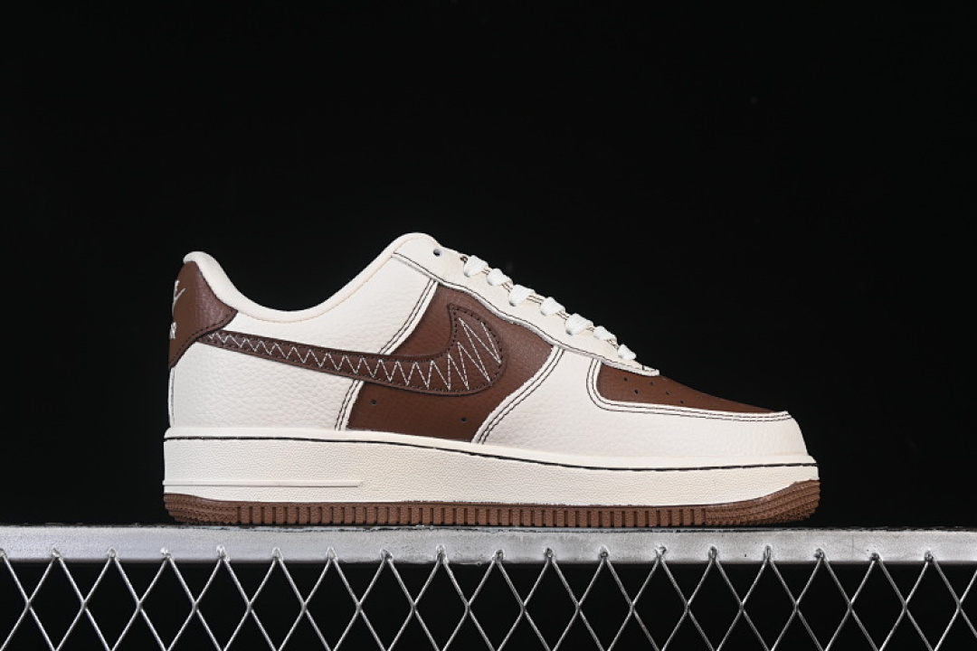 Nike [XL1979-105]-[AIR FORCE 1 07 LOW WHITE/BROWN]-[WOMAN:36-39]-[MAN:40-45] - Image 16