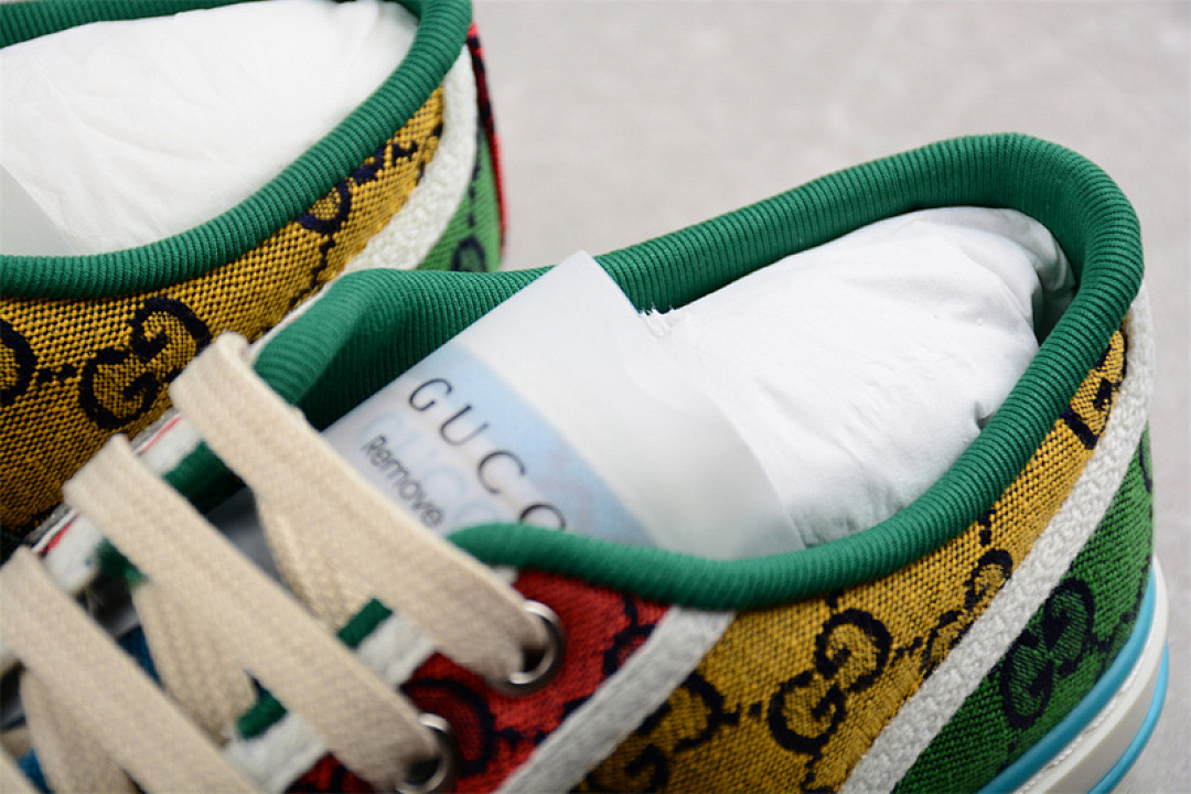 Gucci [GU*CCI TENNIS 1977 PRINT SNEAKER RED/PINK/GREEN/YELLOW]-[WOMAN:35-39]-[MAN:40-44] - Image 6