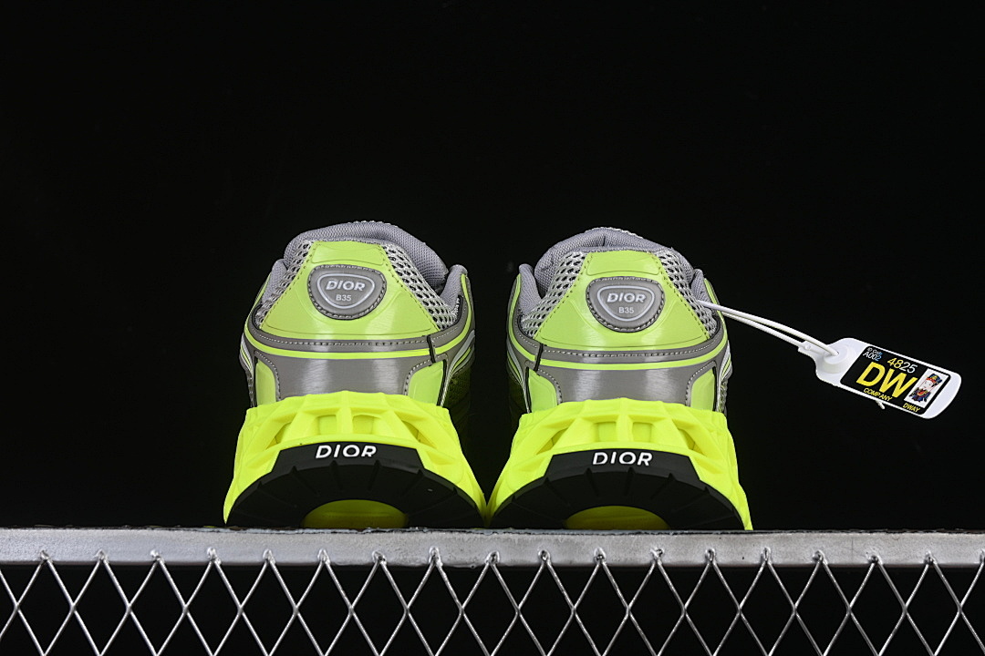 Dior [LOW-TOP CASUAL SPORTS SHOES GREY/YELLOW]-[WOMAN:36-39]-[MAN:40-46] - Image 14