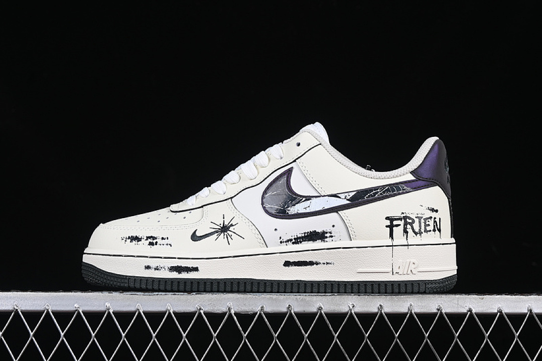 Nike Nike AIR FORCE 1 07 LOW NIGHT GUN HOLE WHITE/BLACK · FB1893-999, photo 1