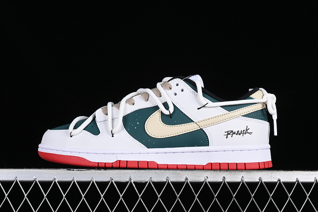 Unbranded [FD9762-061]-[SB DUNK LOW WHITE/GREEN/BROWN/RED/YELLOW]-[WOMAN:35.5-39]-[MAN:40-46], photo 1