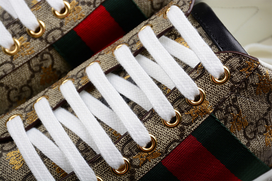 Gucci [GU*CCI DISTRESSED SCREENER SNEAKERS BROWN/NAVY BLUE/RED]-[WOMAN:35-39]-[MAN:40-44] - Image 9
