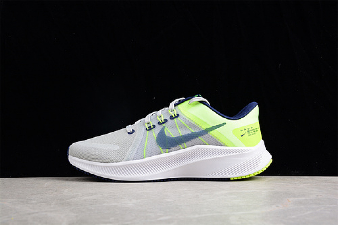 Unbranded [DA1105-003]-[QUEST 4 RUNNING SHOES GREY/NAVY BLUE/YELLOW]-[MAN:39-45], photo 1