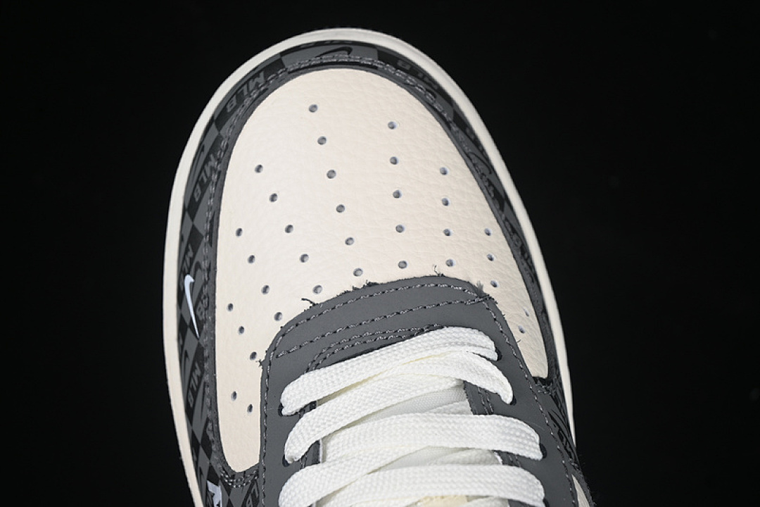 Nike [DF0188-038]-[AIR FORCE 1 07 LOW MLB WHITE/BLACK/GREY]-[WOMAN:36-39]-[MAN:40-45] - Image 10