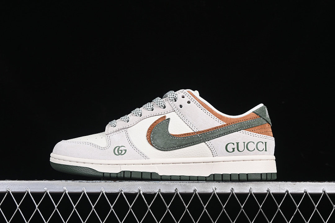 Unbranded [DM6868-026]-[SB DUNK LOW WHITE/GREY/GREEN/BROWN]-[WOMAN:36-39]-[MAN:40-45], photo 1